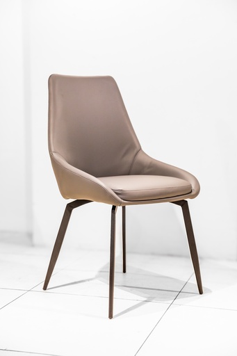 [63573] 63573 DINING CHAIR JARVIS GREY PU + P.COAT LEG  DC-500 