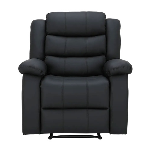 [66518] 66518 LEMMA PVC MANUAL RECLINER 1/S BK