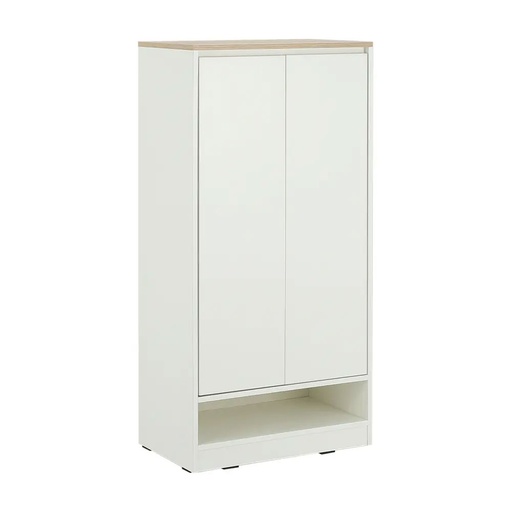 [66547] 66547 PEZZO/N SHOE CABINET 2DR 60CM WT/LO15       