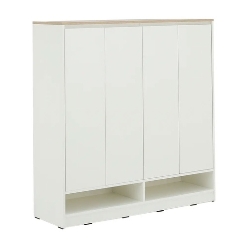 66549 PEZZO/N SHOE CABINET4DR. 116CM WT/LO15      