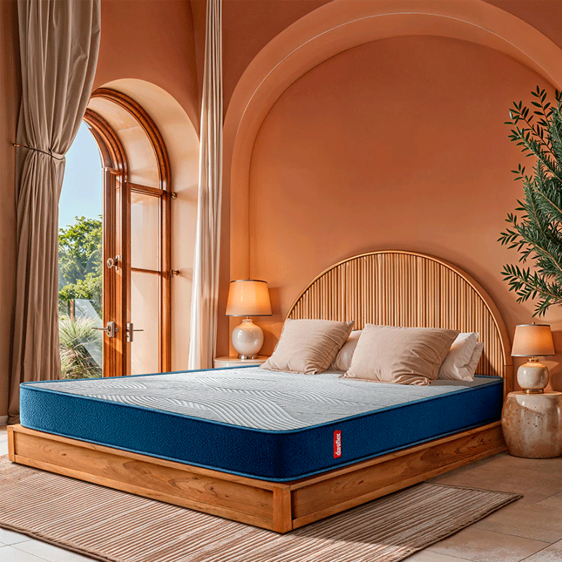 63783 DUROFLEX MATTRESS LIVEIN ORTHOPEDIC MEMORY FOAM MATTRESS 78"X42"8" 