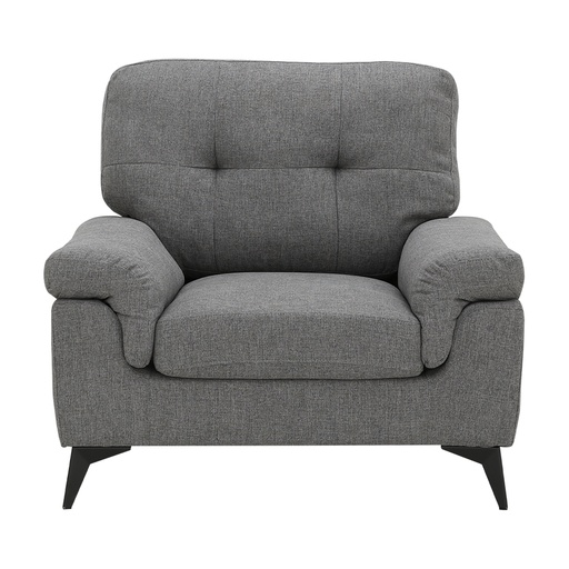45424 LAMONA FABRIC SOFA 1/S DGY   